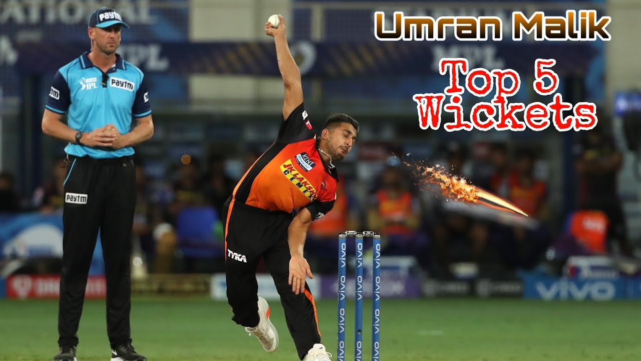 5 Best Wickets Of Umran Malik || Umran Malik Bowling Today || Umran ...