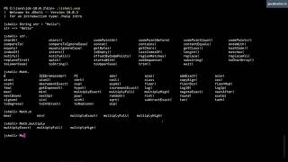 JShell Basics 12 - Working with classes and instances