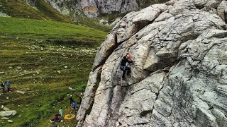 Colle del Fauniera drone flight