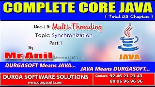 Core Java-Multi-Threading-Synchronization-Part 1