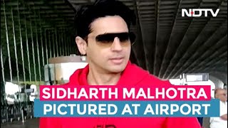 Sidharth Malhotra Amps Up His Airport Look