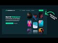Animated Image grids in Hero Section - Figma | UI Speed Design | Figma Animations