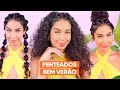 3 PENTEADOS FÁCEIS E LINDOS PRA USAR NO VERÃO / FÉRIAS | JULIANA LOUISE