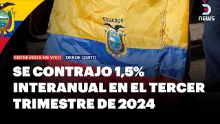 Caída de la economía en Ecuador. Entrevista al economista Marcelo Varela en DNews