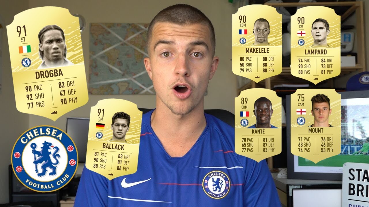 FIFA 20 ULTIMATE TEAM ICONS || EX CHELSEA FIFA 20 ICONS Vs CURRENT ...