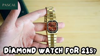 Lab Grown Diamond Watch Unboxing \u0026 Review - Affordable Men‘s Luxury Watch From Pascal