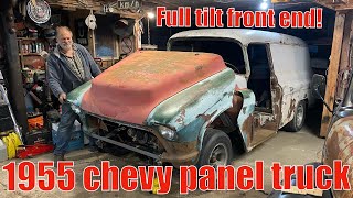 Building a full tilt front end for my 1955 chevy panel truck