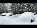 4k heavy snowfall of december 2024 winter season in canada 🇨🇦 car cleaning