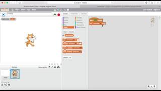 Set Variable To Scratch Data Block Orange