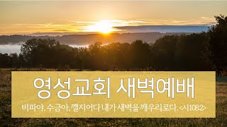 월요일 영성교회 새벽예배