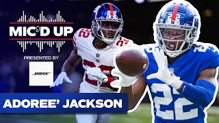Adoree' Jackson MIC'D UP: "Let's go baby!" | New York Giants
