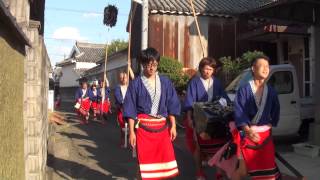 2013-1012／東かがわ市引田＜誉田神社／宵宮＞123丁目投げ奴②