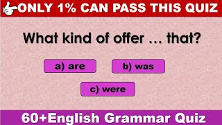 English Grammar Quiz | ✍️ If You Pass This Test Your English is Amazing | Grammar practice Questions