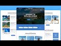 Complete Responsive Travel Website | HTML CSS JavaScript (Step-by-Step)