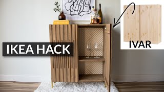 DIY Bar Cabinet | IKEA Ivar Hack