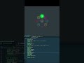 Animated Radial Menu using Html CSS & Vanilla Javascript  + ( Source Code )@code_clear9390  #shorts