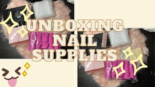 Unboxing Nail Supplies