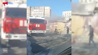 Во Владивостоке пылает рынок на Крыгина