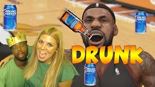 Nba 2k14| Funny Drunk Night With Ashley And Cash LOL! SHE RAGES ON A+ SHOT!