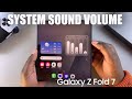 How To Change System Sound Volume On Samsung Galaxy Z Fold 7