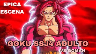 GOKU SSJ4 ADULTO VS GOMAH (CAP 19 / DAIMA) EPICO