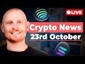 Crypto News: 23rd October: SOL's Bullish Fractal | Bitcoin Follows Gold? | Kamino Finance Incentives