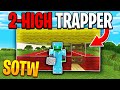 Living as a 2-HIGH TRAPPER... *SOTW* | Minecraft HCF