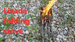 Lixada portable folding camp stove alcohol/twig ultralight $8