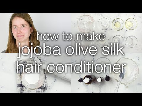 How to Make Jojoba Olive Silk Hair Conditioner How to Make Jojoba Olive Silk Hair Conditioner