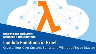 Excel Lambda Functions: Create Your Own Functions Without VBA or Macros