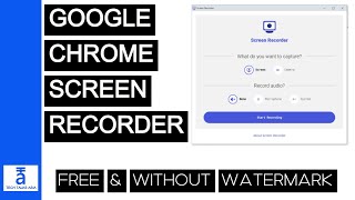 Google Screen Recorder | Screen Recorder without watermarks | Free Software