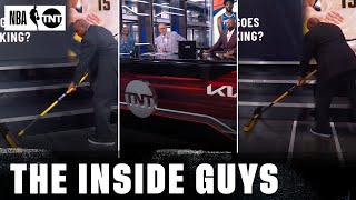 Chuck Broke Out The Broom After Nuggets-Lakers Game 3 🧹🤣 | NBA on TNT