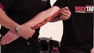 Rocktape application for Golfer's Elbow