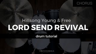 Lord Send Revival - Hillsong Young & Free (Drum Tutorial/Play-Through)