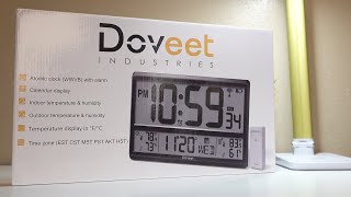 Doveet Atomic Clock Unboxing and Setup!!