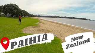 Exploring Downtown and beach of Paihia, New Zealand