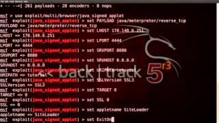 Java Applet Attack hack a pc