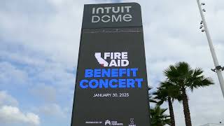 FireAid Marquee Intuit Dome Concert Inglewood Los Angeles California USA Jan 30, 2025 Billie Eilish