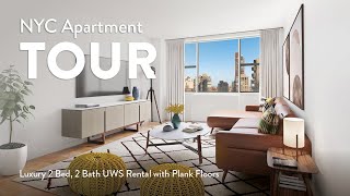 NYC Apartment Tour: Luxury 2 Bed, 2 Bath UWS Rental with Plank Floors (The Regent, D-Line)