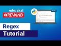 Introduction to Python RegEx | What is Python RegEx | Python Training | Edureka | Python Rewind - 4