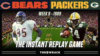 The ORIGINAL Instant Replay Game! (Bears vs. Packers 1989, Week 9)
