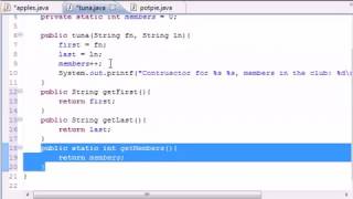 Java Programming Tutorial 47 More on Static