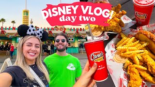 WALT DISNEY WORLD VLOG!✨ DAY 2  Hollywood Studios | Oga's Cantina | Raising Canes | Outlet Shopping