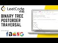 145. Binary Tree Postorder Traversal | Leetcode Medium