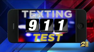 Testing text to 911
