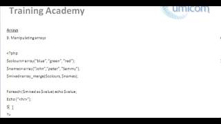 Part 39: Learning Programming (PHP Web Development) - Manipulating array, slice and merge arrays