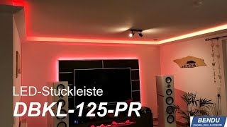 LED Stuckleiste DBKL-125-PR für die indirekte Beleuchtung der Decke von BENDU