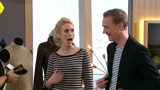 Jenny får Garbos träningsvikter: ”Nu börjar jag gråta” - Nyhetsmorgon (TV4)