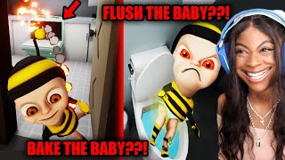 THE BABY IN YELLOW IS GOING DOWN THIS TIME!! | 2 Scary Games