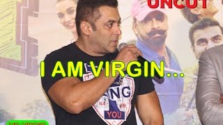 OMG !! Salman Khan Say's He Is Virgin | Marriage And Sex Both Have Not Happened In My Life